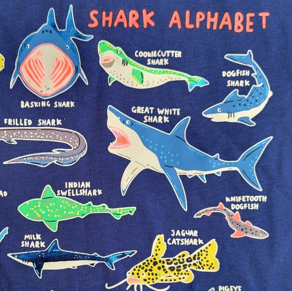 NWT GITD shark tee - Picture 4 of 16